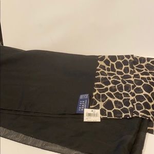 LIZ CLAIBORNE ZEBRA PRINT SCARF